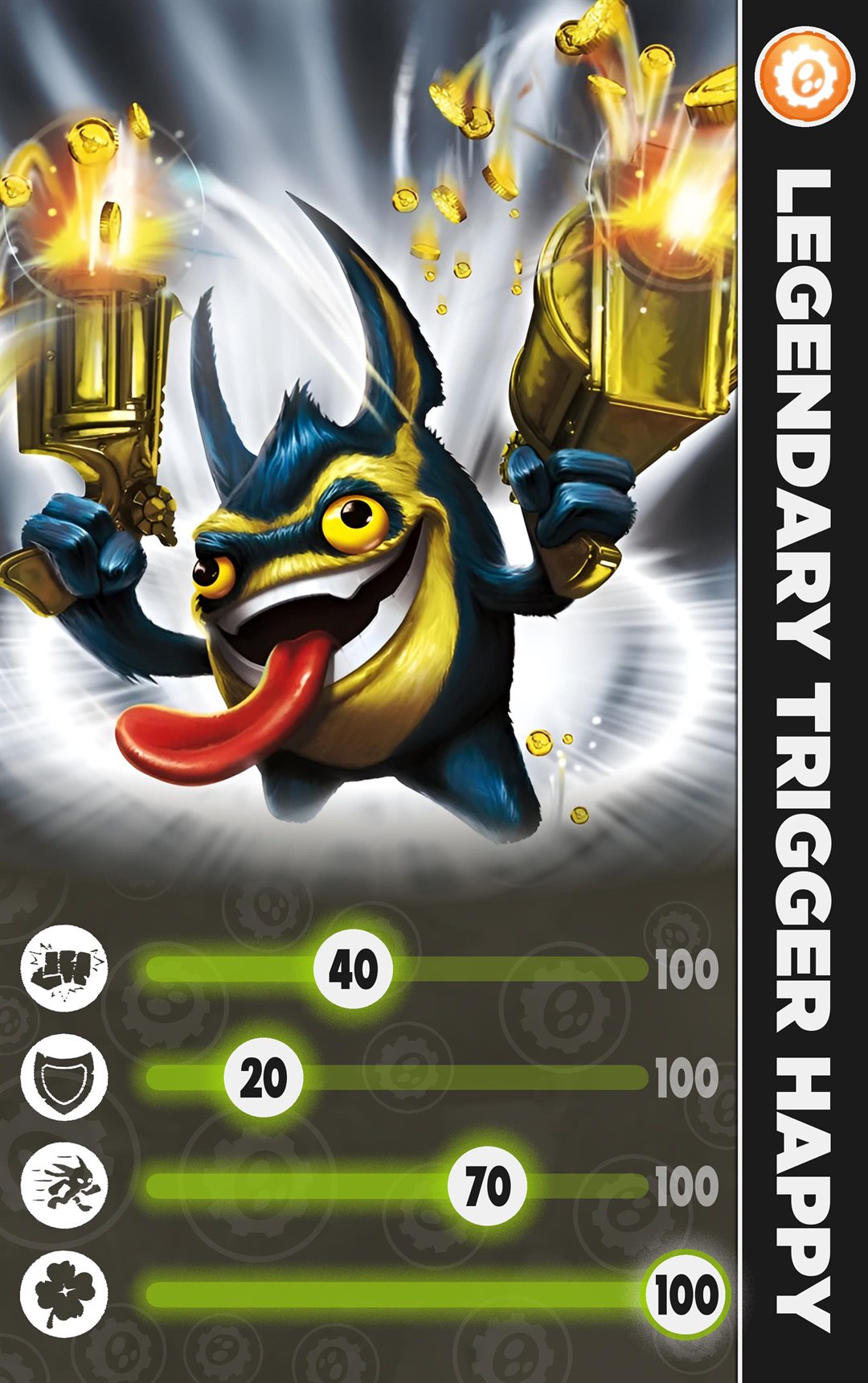 LEGENDARY TRIGGER HAPPY_face
