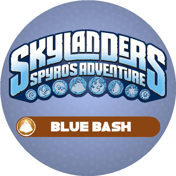 Blue Bash Icon Logo