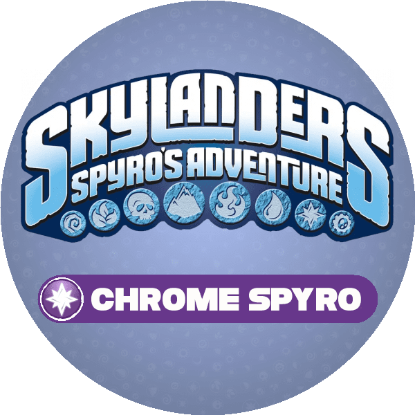 Chrome Spyro Icon Logo
