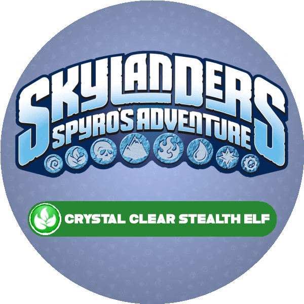 Crystal Clear Stealth Elf Icon Logo