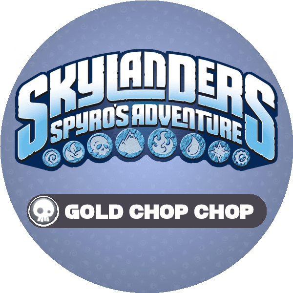 Gold Chop Chop Icon Logo