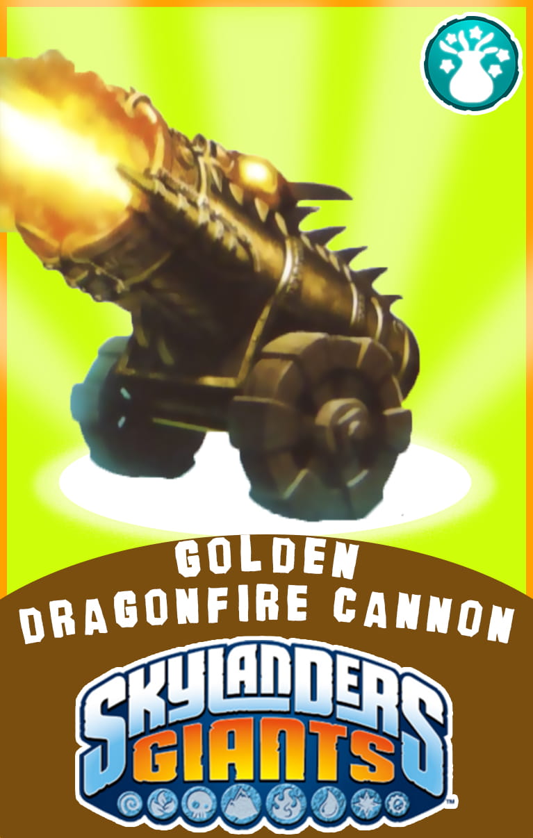 Golden Dragonfire Cannon