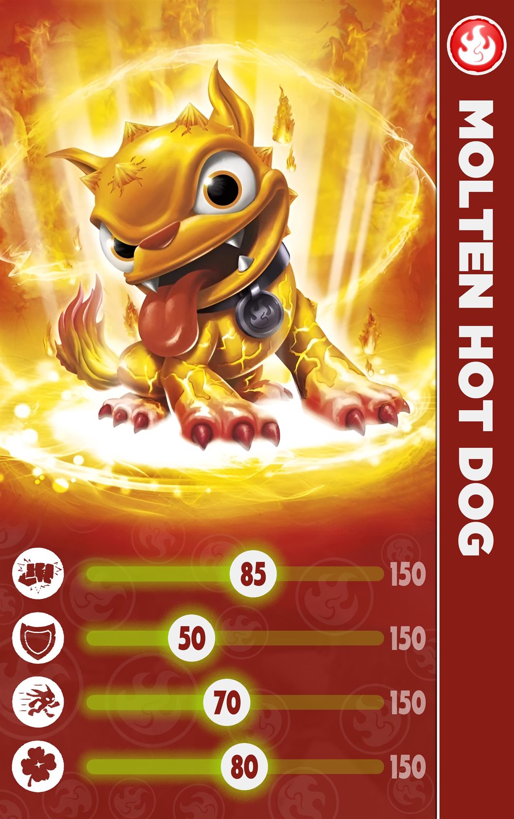 MOLTEN HOT DOG_face