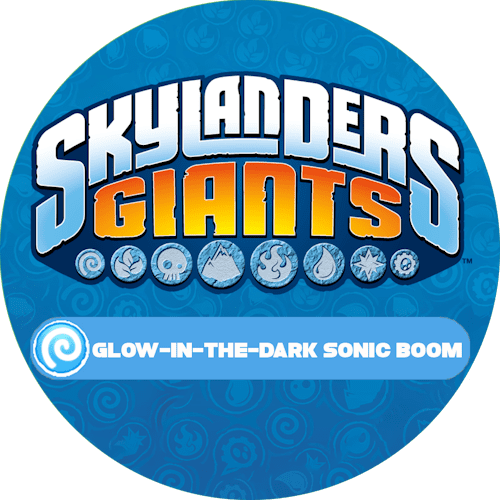 Glow-in-the-Dark Sonic Boom Icon Logo-Alt