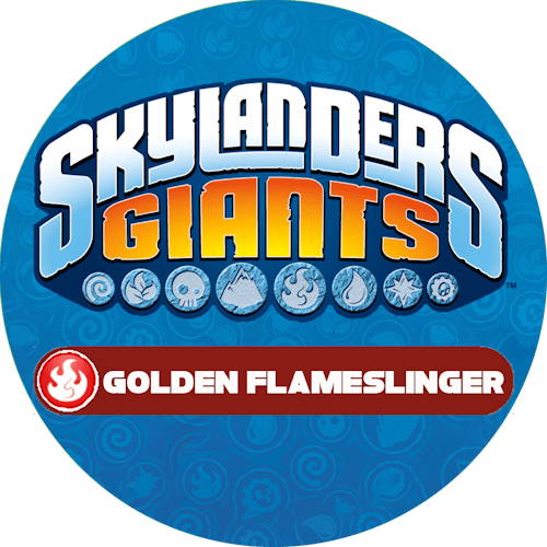Golden Flameslinger Icon Logo-Alt