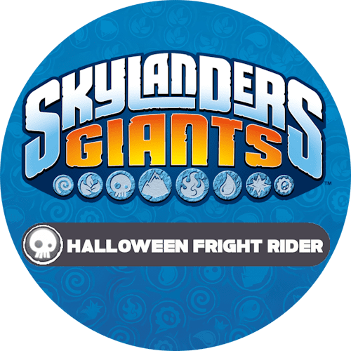 Halloween Fright Rider Icon Logo-Alt