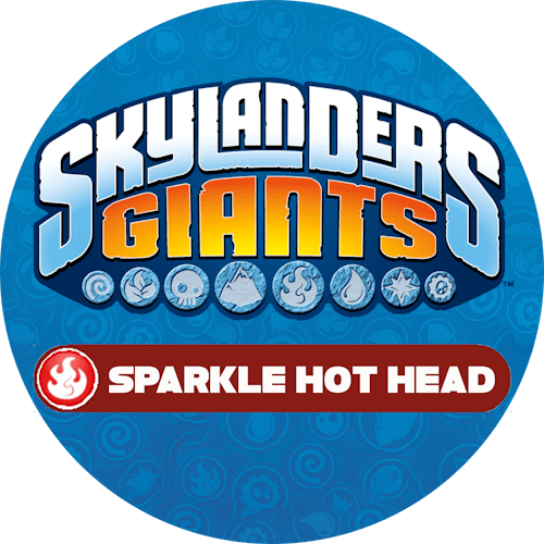 Sparkle Hot Head Icon Logo-Alt