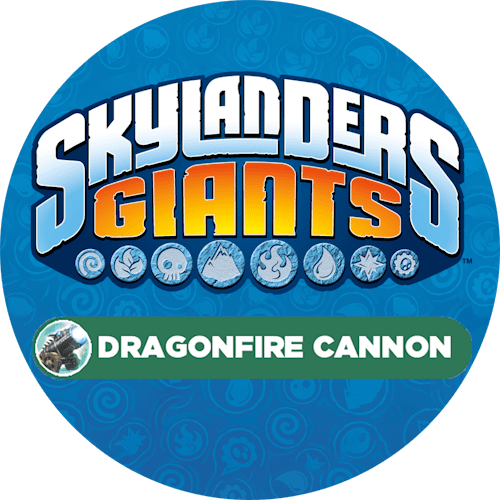 Dragonfire Cannon Icon Logo-Alt
