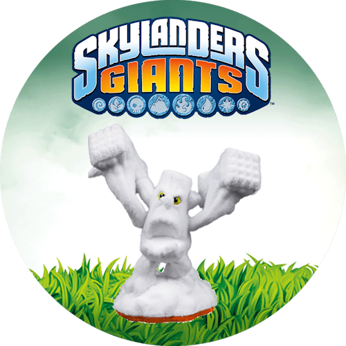 White Flocked Stump Smash Logo v2