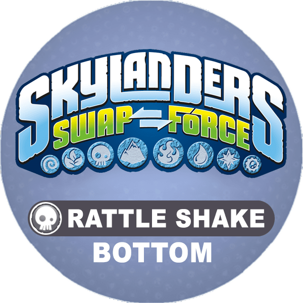 Rattle shake bottom