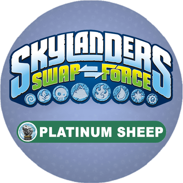 Platinum sheep back