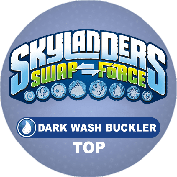 Dark wash buckler top