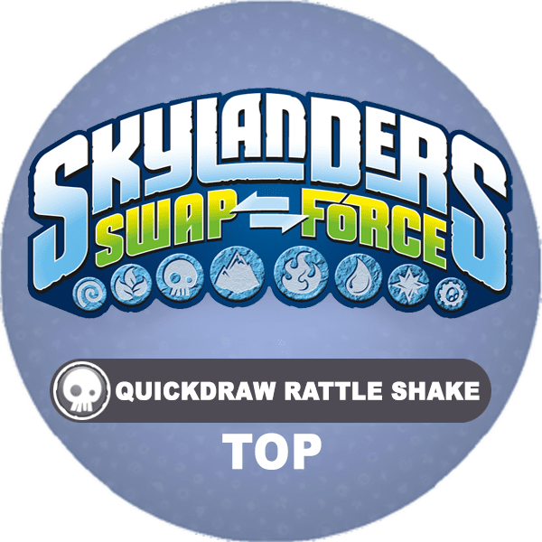 Quickdraw rattle shake top