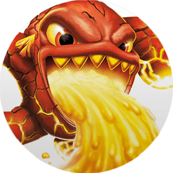 Lava barf eruptor