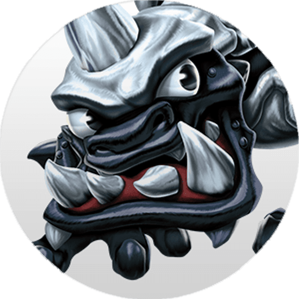 Dark slobber tooth