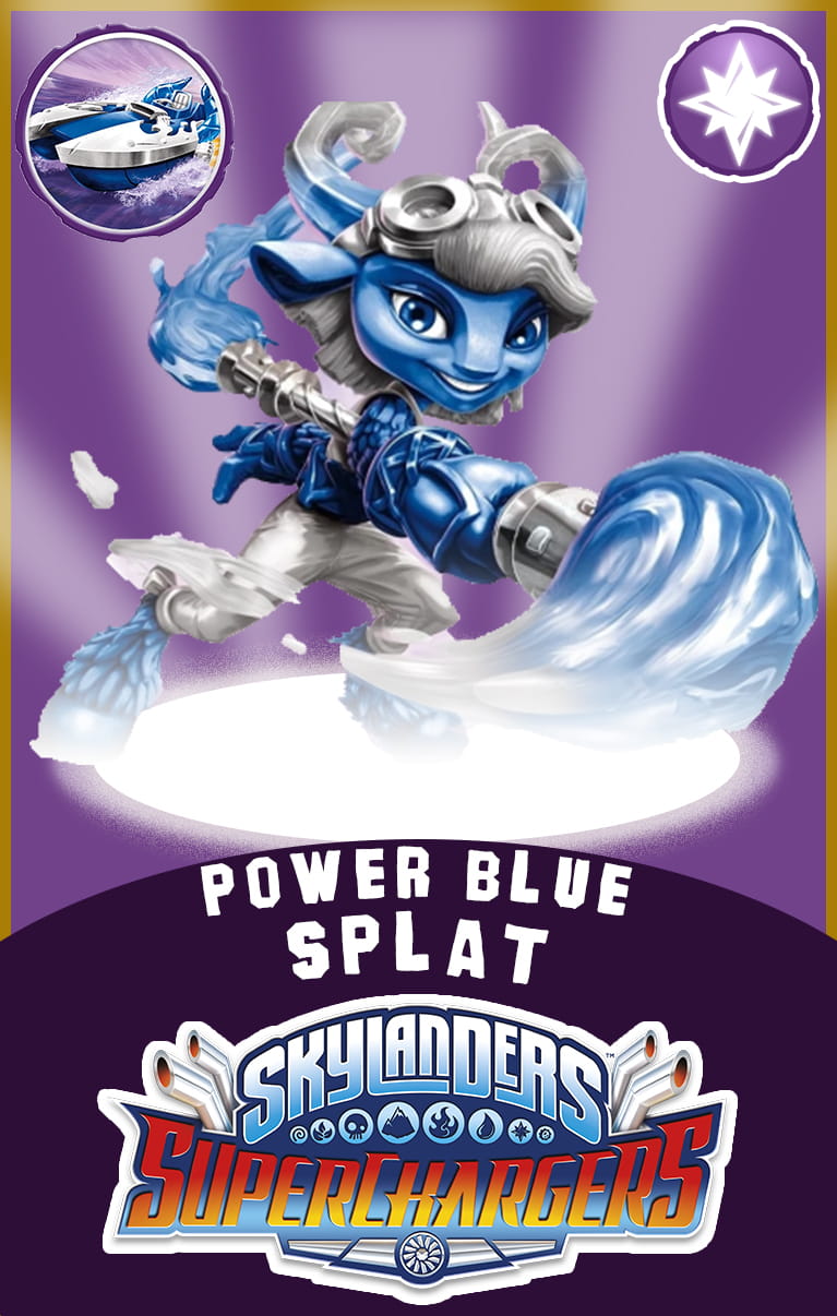 Power Blue Splat