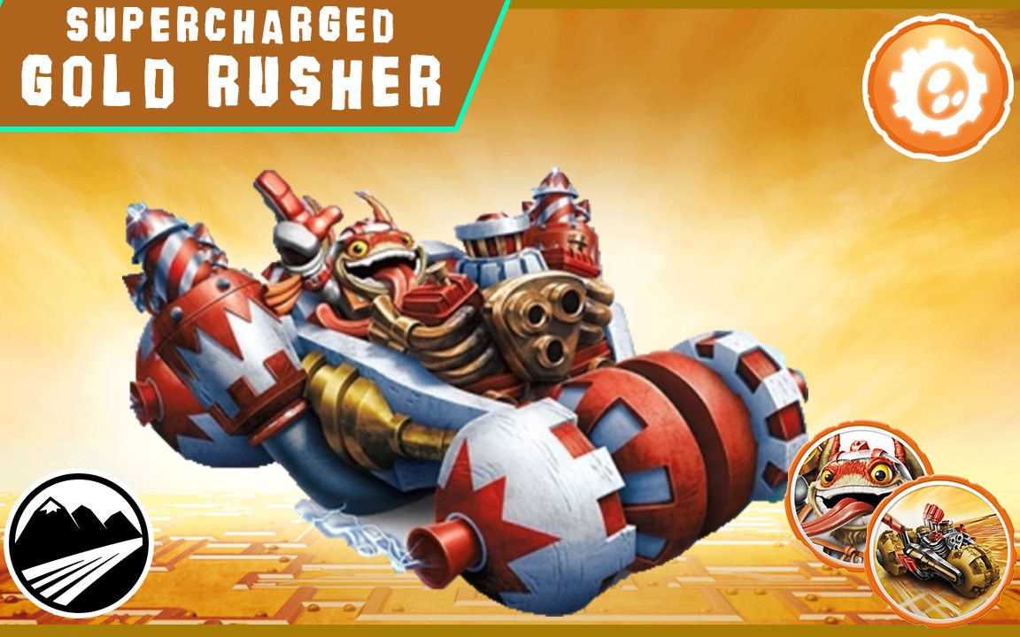Vehicle Supercharged Gold Rusher