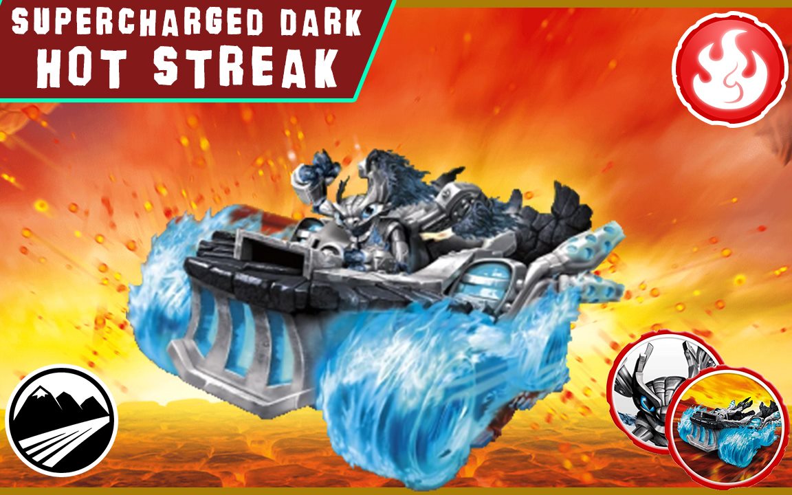 Vehicle Supercharged Dark Hot Streak