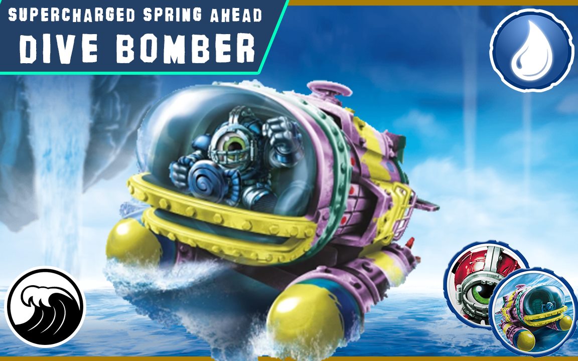 Vehicle Supercharged Spring Ahead Dive Bomber