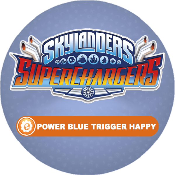 Power blue trigger happy back