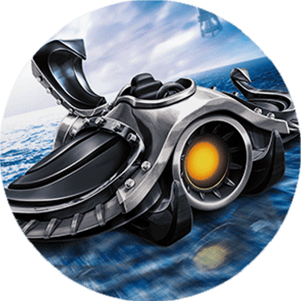 Dark sea shadow