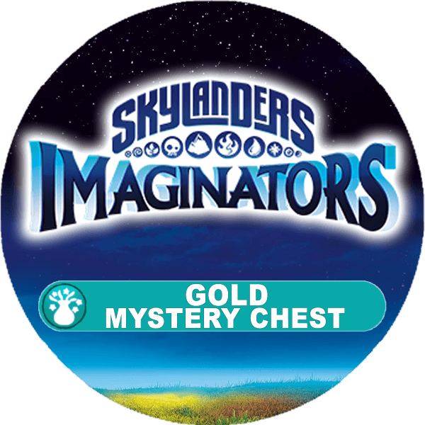 Gold mystery chest back