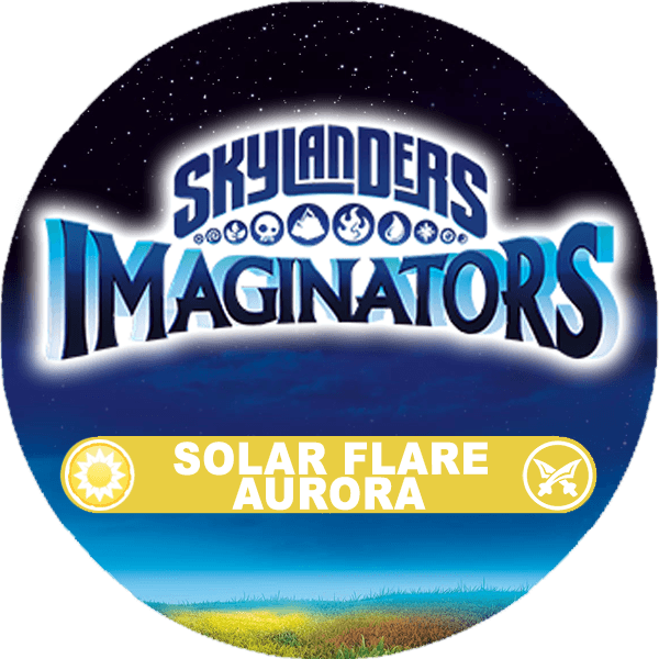 Solar flare aurora back