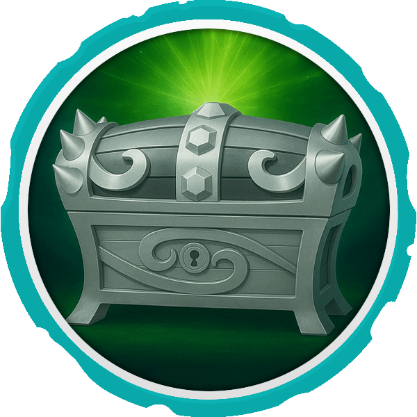 Silver mystery chest