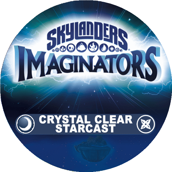 Crystal clear starcast back