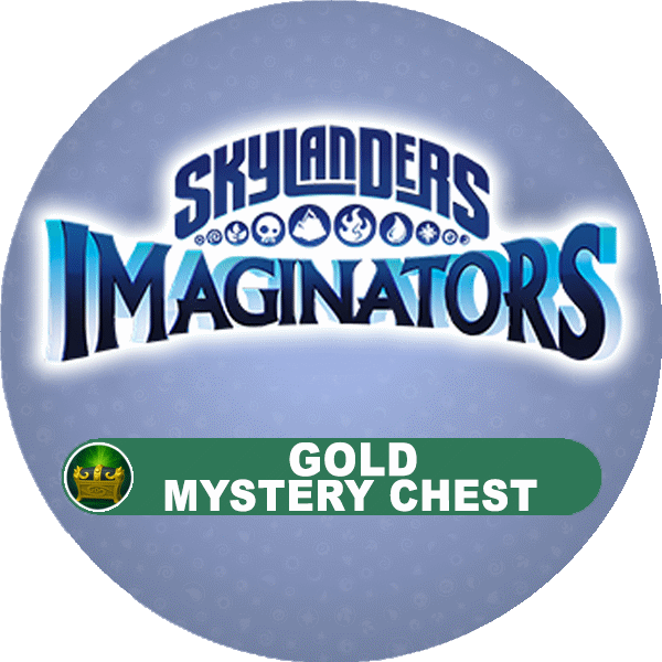 Gold mystery chest back