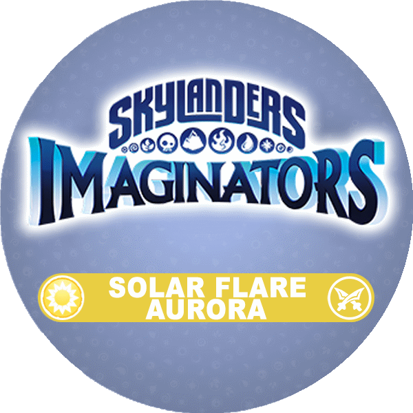 Solar flare aurora back