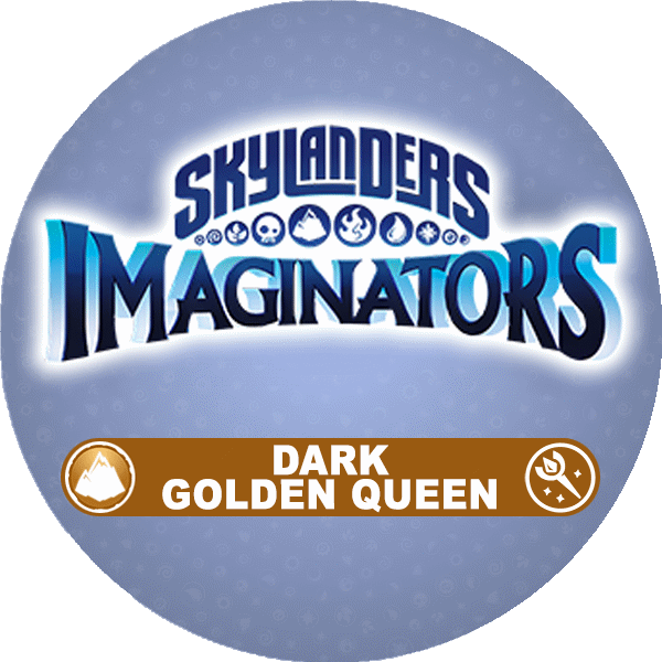 Dark golden queen back