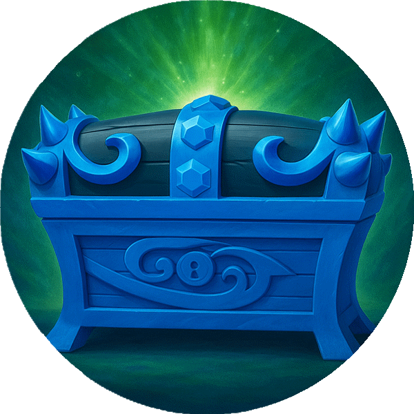 Cursed tiki temple blue chest